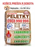 Ekologické PELETY PELETKY 6mm A1 Din plus