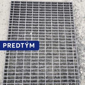 Mobilné pieskovanie železa