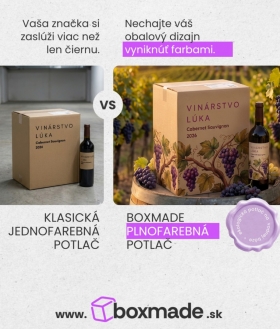 Plnofarebná digitálna potlač kartónových krabíc