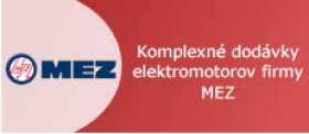 Komplexné dodávky elektromotorov firmy MEZ