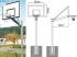Zostava basketbalovej konštrukcie - jednostĺpová