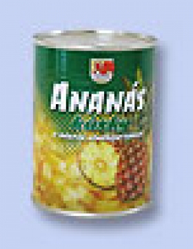 Ananás - kúsky v mierne sladkom náleve