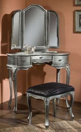 Kozmetický stolík Sc 176 Sw a zrkadlo trojité Sc 177