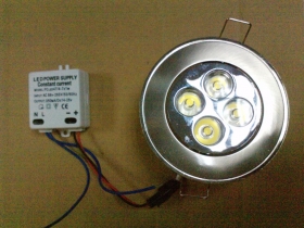 Led bodové svetlo 3x1w