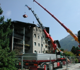 Poškodenie požiarom rodinný dom - upratovacie a demolačné práce