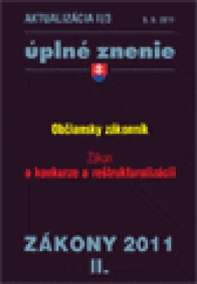 Zákony z oblasti obchodného, občianskeho, trestného práva - Aktualizácia II/3