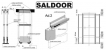 Posuvný dverový systém Saldoor