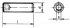 Normalizované nastavovacie skrutky s vnútorným šesťhranom, s kužeľovým koncom