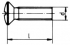 Normalizované skrutky so zápustnou šošovkovou hlavou, s krížovou drázkou