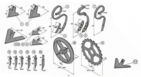 Náhradné diely kultivátory - kombinátory