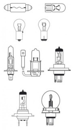 Autoelektrické diely - žiarovky