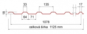 Trapézový profil T18 