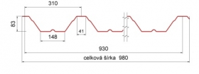 Trapézový profil T85