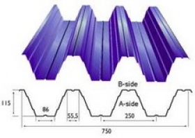 Trapézové plechy W-115/750