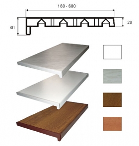 Vnútorné Pvc parapetné dosky