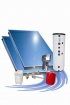 Solárna zostava Attack Solartherm 200 - pre rovnú strechu