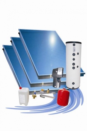 Solárna zostava Attack Solartherm 300 - pre rovnú strechu