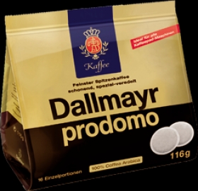 Dallmayr prodomo mletá káva - 116g balenie po 16 sáčkoch