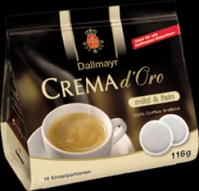 Dallmayr Crema d'Oro mild fein 116g balenie po 16 sáčkoch