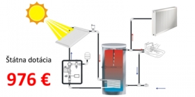Solárne zostavy Exklusiv - Teplá úžitková voda + prikurovanie