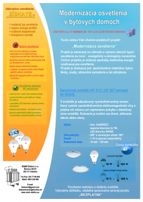 Modernizácia osvetlenia v bytových domoch