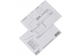 Doručenkové obálky B6, 125x176mm, Doporučene, Do vlastných rúk bez opakovaného doručenia-olizové