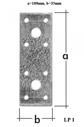 Spojovacie Prvky - Dierovaný plech LG1