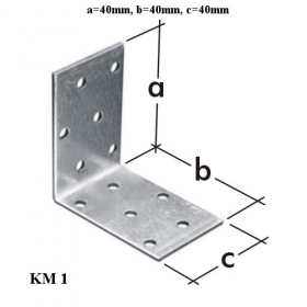 Spojovacie prvky - Uholníková spojka KM1