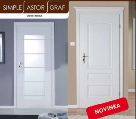Natírané dveře Simple / Astor / Graf