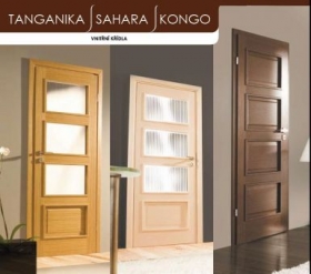 Dýhované dveře Tanganika / Sahara/ Kongo