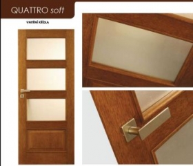 Dýhované dveře Quattro soft