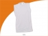 Tričko pánske bez rukávov 150-160g, biele 