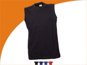Tričko pánske bez rukávov 150-160g, farebné 