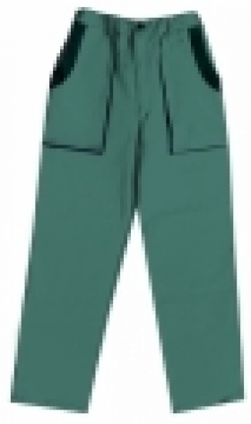 Nohavice Lux Jozef montérkové, zeleno-čierne  