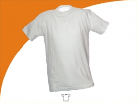 Tričko unisex 150-160g, biele 