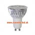 LED žiarovka Gu10 3x1W Dw