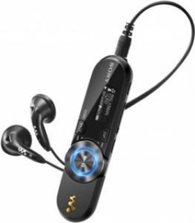 Sony MP3 přehrávač 2GB NWZ-B162 černý,FM,spona