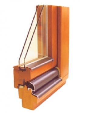 Drevená okná - 72mm