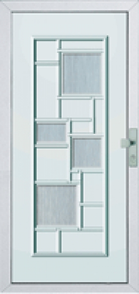 Vchodové dvere s výplňami Gava plast – Modern Gava 140