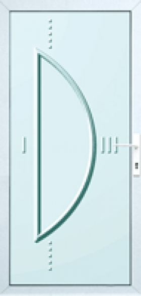 Vchodové dvere s výplňami Gava plast – Modern Gava 210