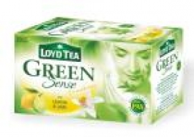 Zelený čaj s príchuťou citrón a limetka