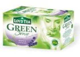 Zelený čaj s príchuťou levandula