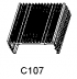 Hliníkové chladiče C 107