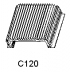 Hliníkové chladiče C 120