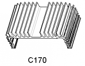 Hliníkové chladiče C 170