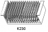 Hliníkové chladiče K 230