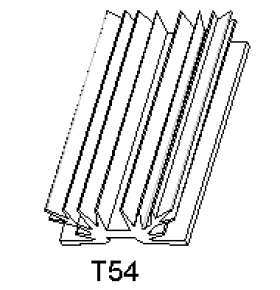 Hliníkové chladiče T 54