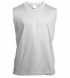 Pánske tričko-Qt bez rukávov biele 160 gr. 