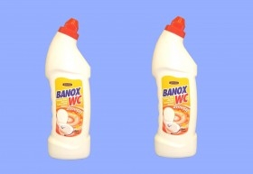 Čistiace a upratovacie prostriedky - Banox WC - 750 ml (chlórový)