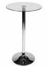 Barový stôl okrúhly sklenený 105 cm 